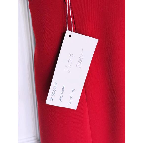 NWT Jill Stuart High Neck Gown A-line Maxi Dress Redwood Maroon XS Formal Event - Picture 7 of 10